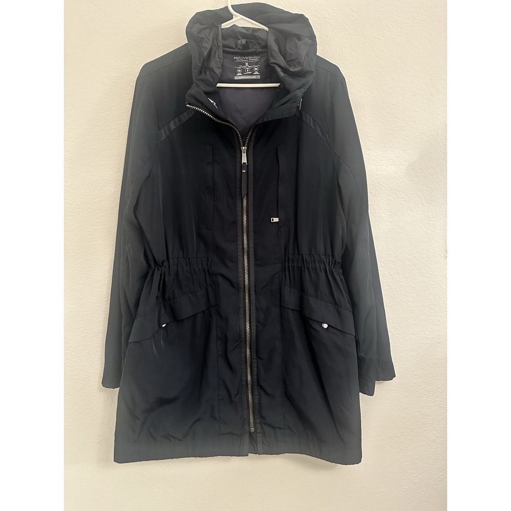 Hawke & Co  Jacket Fleece Lined Pro Series Hooded‎ Soft Shell Rain Wind Men's XL